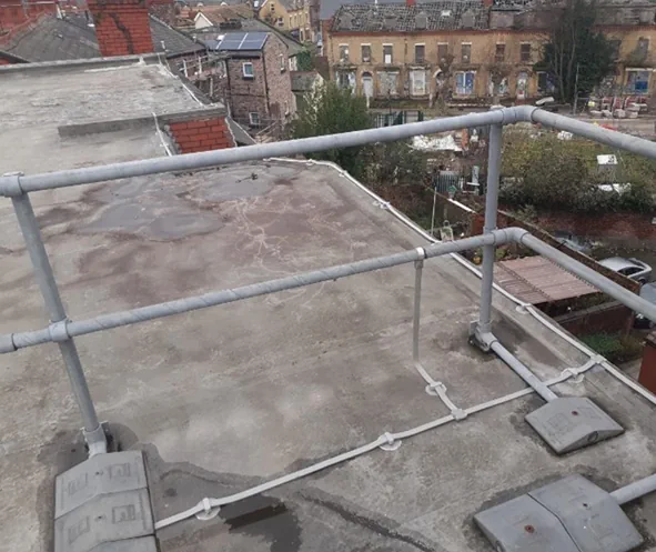  Lightning Protection system installed by heightsafe engineers on roof